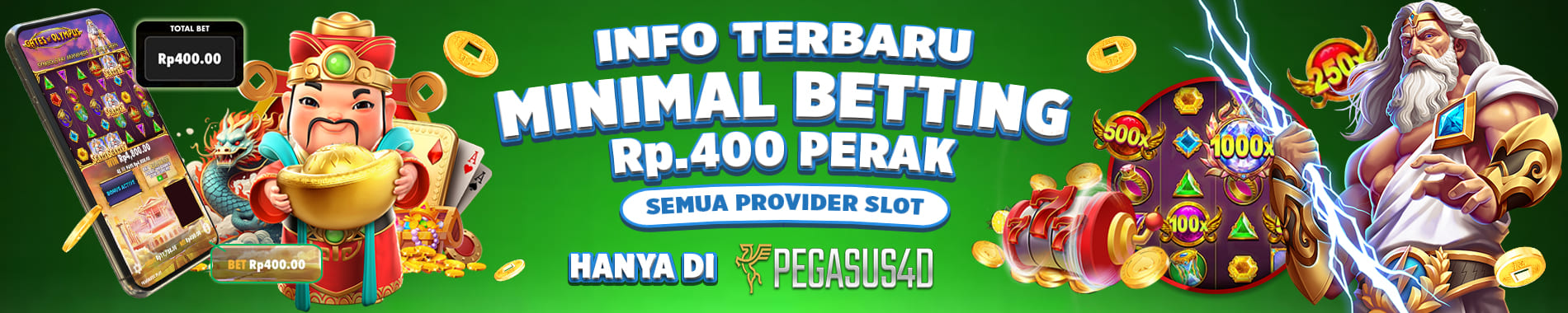 Situs Slot Bet 400 Rupiah PEGASUS4D